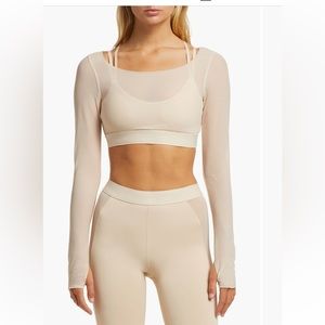 Alo Airlift Ballet Dreams Long Sleeve Bra Top